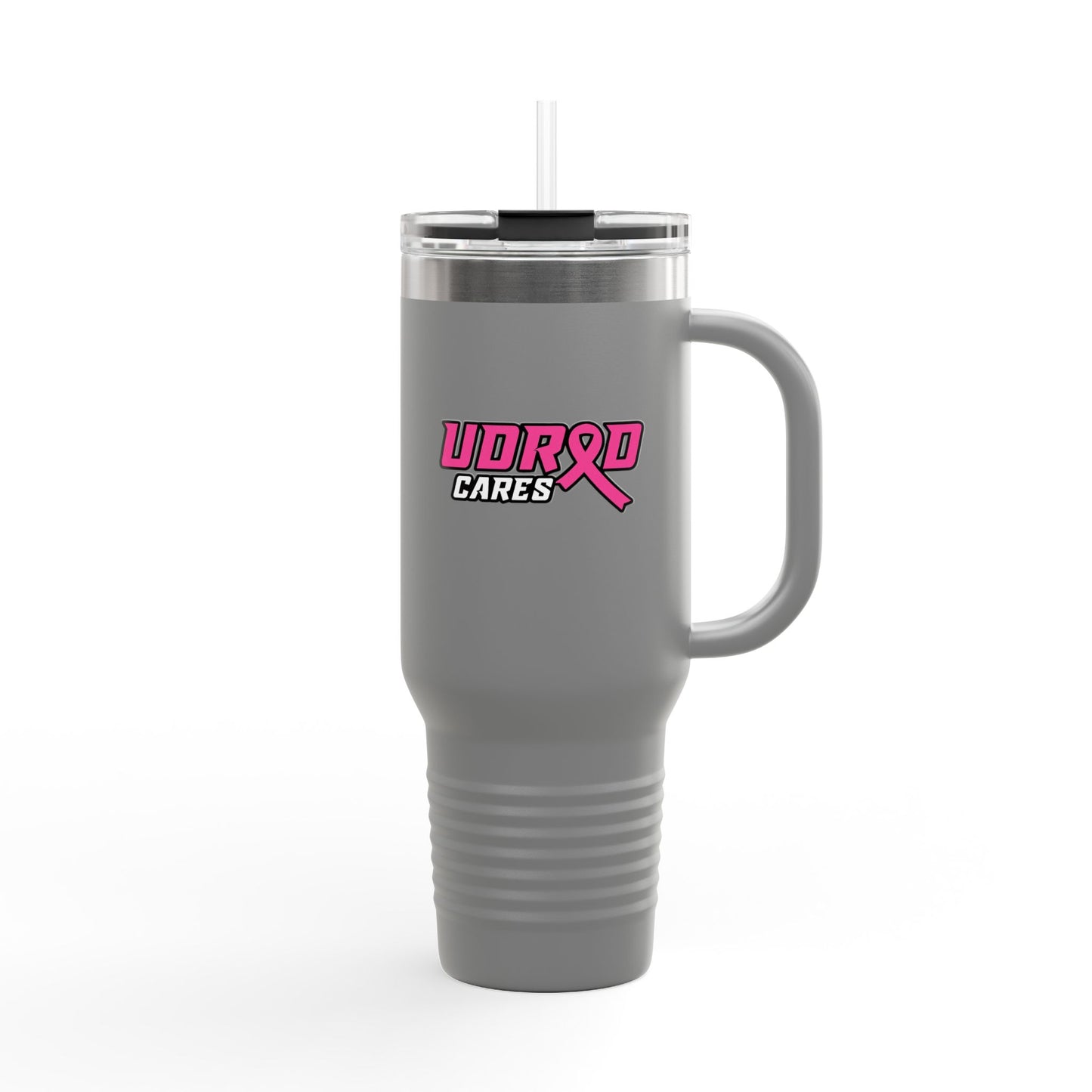 Pink Ribbon Insulated Travel Mug | 40oz