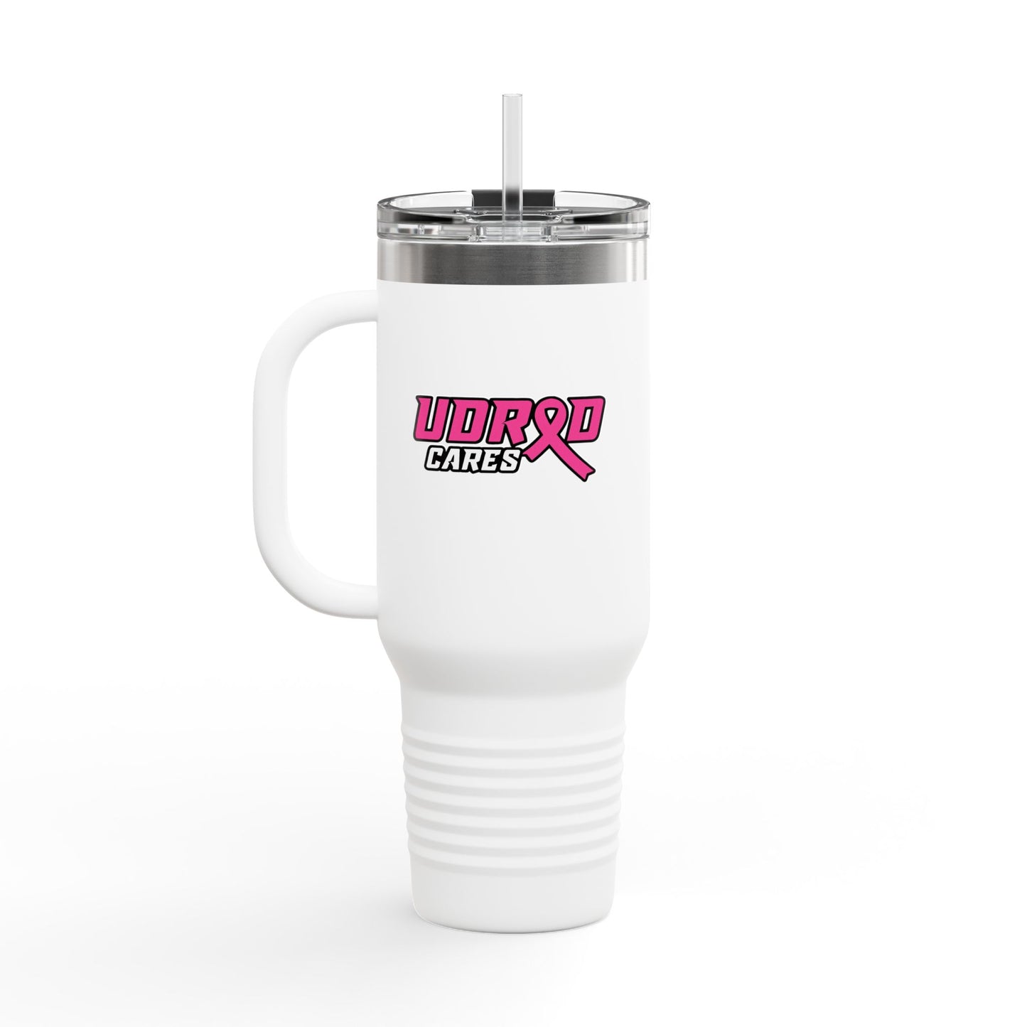 Pink Ribbon Insulated Travel Mug | 40oz