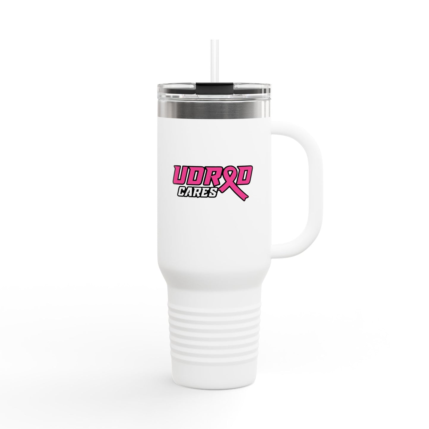 Pink Ribbon Insulated Travel Mug | 40oz